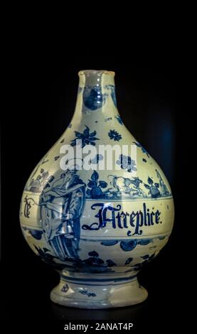 Italia Liguria Savona Museo Ceramica - Farmacia ( vasi ) contenitori - Atriplice Foto Stock