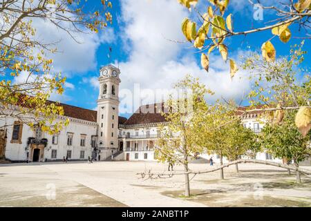 Università di Coimbra - una delle più antiche università in Europa, Portogallo Foto Stock