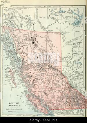 Nuova Geografia elementare : adatta per l'uso in scuole canadesi . Victoria, B.C.. La regione di montagna. 73 Foto Stock