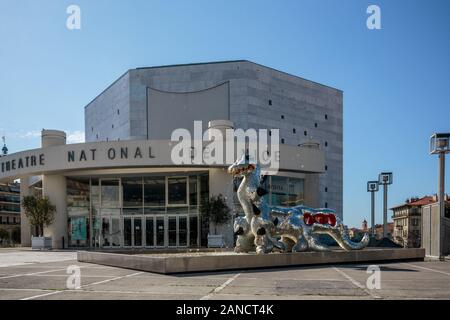 Teatro Nazionale, Teatro Nazionale Di Nizza, Nizza, Costa Azzurra, Costa Azzurra, Francia. Foto Stock