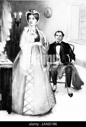 Le opere di Charles Paul de Kock . ?Ya-€^-?l?^?/. CHARLES PAUL DE KOCK 119 EX, a lunghezza portato il giorno. Uno morningGeorgette ricevuto il scialle, il cofano, thegown e i guanti, con questi pochi wordswritten dalla sua elegante prossimo,- Ora, venite con me questa sera finoal teatro ? E Georgette ha dato la sua risposta al mes-senger,- Sì, io andrò. Per M. de Mardeille, chi non volesse anyoneto sapere che era stata alcuna spesa per pleasethe shirtmaker, non aveva fatto uso di Frontin insending il suo presente a lei. Quella sera, sulla corsa di sette, le finegentleman presente Foto Stock