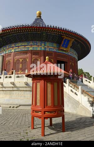 L'Imperial vault del Cielo nel Tempio del Cielo complesso, Pechino, Cina Foto Stock