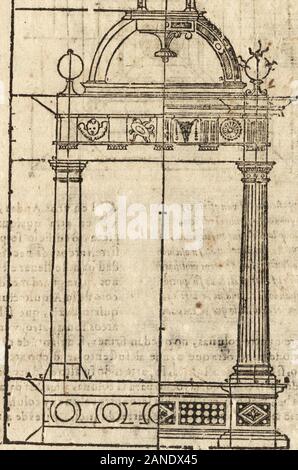 Varia conmensuracion para le escultura y arquitectura . 13. &Lt;*: Vi Foto Stock