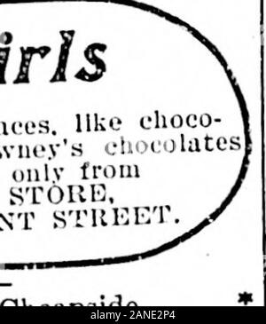 Daily colono (1900-06-26) . Le ragazze benedire le loro facce carine,tardive, specialmente Lowney" ".-"/. S2 GOVERNMENT STREET.dailycolonist19000626uvic. 4 Foto Stock