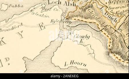 Ordnance dizionario geografico della Scozia : un sondaggio di topografia scozzese, statistici biografici e storici . Foto Stock