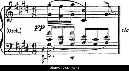 Armonia moderna, la sua spiegazione ed applicazione . 3: • eppure pleasedtheLord per livido lui *"^i = una ancora 11: i m. L'Eterno si è compiaciuto per coro bmiseHim I. successive tendenze armonica 157 egli hathfnp te M ^mi lEZI 2 *?"?• ^^ -mrr- piacere al Signore di livido ^m coro H te m lui ^ ^^ I*. -Ji^ ^^ |&GT;l|e^ = -, egli ha ^3 Piacque al Signore di livido lui ma il Maestro che ha favorito è forse più thanany altri è Maurice Ravel. Il bando di gara molto diversa resul-tant effetti di scontro della C sharp e D nell'Esempio 344,e del G sharp e una in Esempio 345, e l'astonishingresonance di e Foto Stock