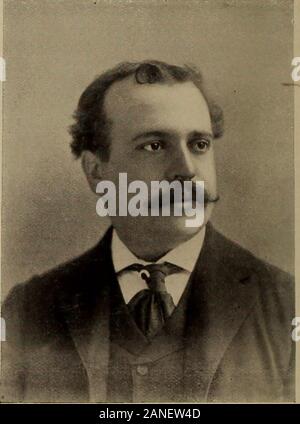 Gli uomini di progresso; biografie e ritratti di leader nel mondo degli affari e della vita professionale nello stato di Rhode Island e le piantagioni di Providence . Guardaboschi d'America, e il suo medico poiché la sua organizzazione in 1887 ed il isalso membro di molte altre società benevola.Egli è una chiesa cattolica romana e un membro di San Giovanni Battista chiesa in Centreville, di cui egli è atrustee. Egli è un direttore di banca CentervilleNational. Il 27 ottobre 1881, egli marriedMiss L. H. Leopoldine des Rosiers, di Montreal;hanno avuto sette figli: Marie Blanche,Louis J. A., Charles Ernest, Marie L. Fi Foto Stock