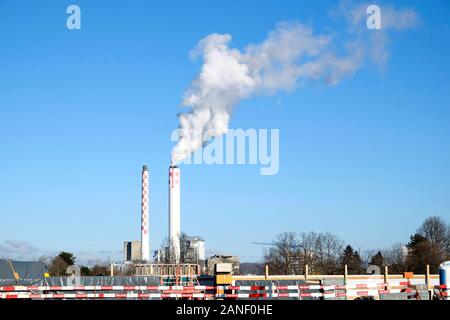 Una vista generale dei fumatori Camino a Basilea in Svizzera. Foto Stock