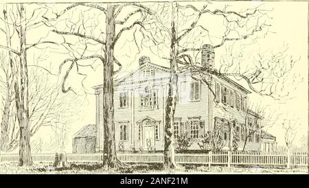 Il memoriale della storia della contea di Hartford, Connecticut, 1633-1884; . daigua. New York, e ha occupato un ampio spazio nel pohtical historyof nello Stato di New York. Egli era stato nominato Postmaster-General nel 1841,dal Presidente Harrison. Morì a Canandaigua nel 1868. mmmmmm^mw^ ,.ty""v. Il giudice GAY HOUSE. William Gay, figlio del primo Rev. Ebcnezer Gay, è nato Ott. 16,1767, e si è laureato presso la Yale in 1789. Egli era un avvocato e un justiceof tlie pace. Il sig. Gay è stato nominato postmaster in 1798 e servito in modo continuo trentasette anni. Il sig. Gay morì gennaio 24,1844. Suo figlio, William C. Gay, grad- T/p^ Z^/;? Foto Stock