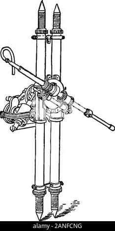 Il encyclopdia britannica; un dizionario delle arti, delle scienze della letteratura e informazioni generali . Fig. 8.-piccolo campione perforatrice da roccia. Fig. 9. Foto Stock