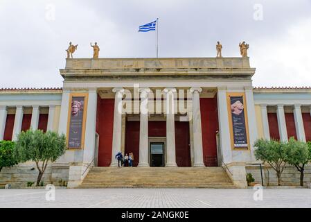 Museo Archeologico Nazionale di Atene, Grecia Foto Stock