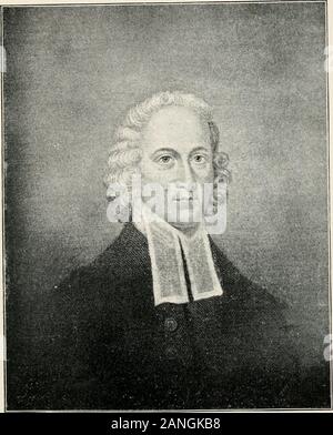 Connecticut come una colonia e come uno stato; oppure uno dei tredici originali; . anno;si è laureato dall'Università di Yale nel 1741 e divenne soimpressed con la predicazione di Whitefield e Tennant,che ha vissuto in isolamento per diversi mesi, per determinare ifhe era un cristiano. Dopo aver soddisfatto se stesso su questo punto,fu concesso in licenza a predicare, ma ha continuato i suoi studi, underRev. Jonathan Edwards; egli era un predicatore ambulante per ashort tempo, ma in inverno del 1743 era stata risolta asociety oltre a ciò che è ora di Great Barrington, Massachusetts,dove rimase per venticinque anni quando fu dis-mi Foto Stock