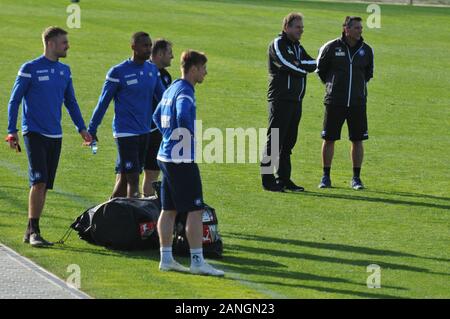 Trainingscamp della seconda lega di calcio della squadra karlsruher sc, KSC Zweitligist Foto Stock