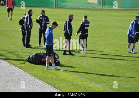 Trainingscamp della seconda lega di calcio della squadra karlsruher sc, KSC Zweitligist Foto Stock