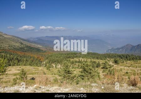 Voras mountain range - Nidze montagna - Grecia Macedonia vicino a Kajmakcalan Foto Stock