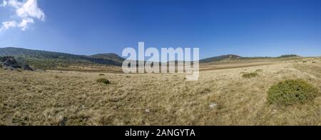 Zona di montagna - Panorama - Dobro Pole buona Prato - Fronte macedone WW1 Foto Stock