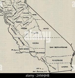 Notizie della California librerie . ?P-lY ^5 SISKIYOU I MODOC LASSEN . TEHAMA ,N , . / PLUMAS ^, S V r ^ ^ 3 XCLENNI BUTTE^^/- ! *•) ^i SIERRA lago ,io x,--^lo** V .". V.-.- YOl n !-A - EL £,r. ^tctimlt^ tb- SMFUMCISCO. 33 N.   *"• Olar/tsnn, SC. (151) 152 NEWS NOTES OF CALIFORNIA BIBLIOTECHE [Ottobre, 1945 COUNTY LIBRARIESStatistics libero di Luglio 1, 1945 County- bibliotecario reddito stabilita*1944-45 volumi rami di circolazione andstations Alameda Amador Butte Calaveras Colusa Contra Costa. Fresno Glenn Humboldt Imperial Inyo Kern Kings Lassen Los Angeles Madera Marin Mariposa Merced Modoc Mo Foto Stock