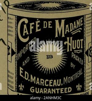 Canadian grocer luglio-dicembre 1903 . Si è dimostrato & radice birra! Bere ingaggia radice birra al mattino,noleggi bere birra di radice di notte,bevande assunti * Setna & Co., Omtneys- Indian Guava Jelly, il curry in polvere. Radice birra Martin & Freres marchi ben noti di mandorle sgusciate,come segue : Scoiattolo, Fox e Tiger. Olio di oliva toscano - Migliori Crsam insalata in Gal. Teglie. Il whoe giorno,e vi sentirete tutto il di destra. Magazzino con ingaggia BOOT ROOt. Vedere che i viaggiatori hanno sul loro prezzo di listino. Si paga un buon profitto. 4* I®- Ordine doz 3. Ingaggia radice birra dal tuo grossista e ricevere il coltello da tasca libera. W. P. DOWNEY, così Foto Stock