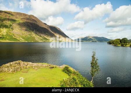 Crummock acqua, Lake District Foto Stock