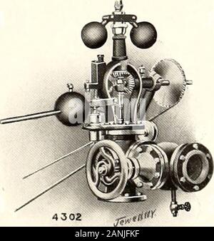 Una proposta di progetto del laboratorio di vapore per la maggiore Armour Institute of Technology . Aria vista di estremità di un piccolo Imperial X-2£mostra sotto|scambiatore aria-aria. Il Gove Air-Ball fly-sfere determinare la velocità massima della macchina e se la alimentazione di aria exceedsthe deaand, così inereasixig r ceiver pres-sicuro, l'elemento di pressione del combinationreduces la velocità mediante la regolazione della STET-:;: ONU-til normale la pressione aria viene ripristinato. -I^egli ac-zione di questo governatore, v^entre immediatamente ad-justable a qualsiasi pressione reqtiired, è alwaysautomatic e DsLiable e sia del vapore con-sumption un Foto Stock