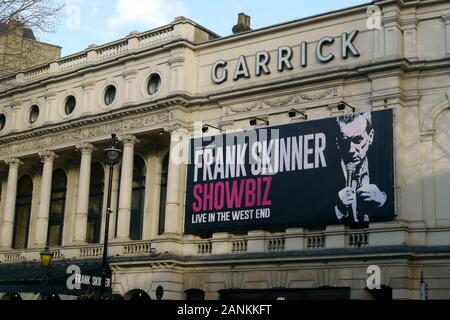 Londonl, REGNO UNITO, 17 gennaio 2020 Frank Skinner apre un uomo stand up comedy show Showbiz al Garrick Theatre nel West End per un mese di stagione. Credito: Johnny Armstead/Alamy Live News Foto Stock