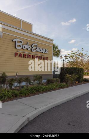 Bob Evans Agriturismo Ristorante i villaggi, Florida USA Foto Stock