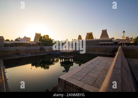 Kamakshi Amman Tempio, Kanchipuram, Tamil Nadu, Foto Stock