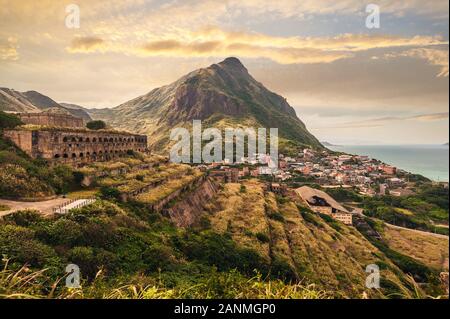 13-rimane uno strato di rame in raffineria jinguashi Foto Stock