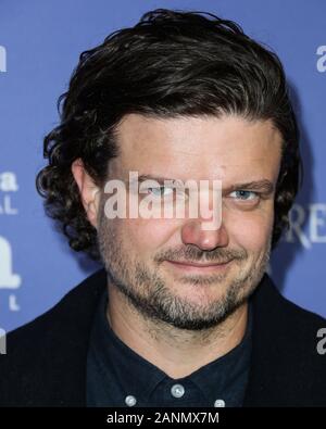 Santa Barbara, Stati Uniti. Xvii gen, 2020. SANTA BARBARA, Los Angeles, California, Stati Uniti d'America - 17 gennaio: attore Matt Jones arriva al trentacinquesimo annuale di Santa Barbara International Film Festival - Le eccezionali interpreti del premio di anno tenutosi presso il Teatro di Arlington (Metropolitan teatri) on gennaio 17, 2020 a Santa Barbara, Los Angeles, California, Stati Uniti. (Foto di Xavier COLLIN/Image Press Agency) Credito: Image Press Agency/Alamy Live News Foto Stock