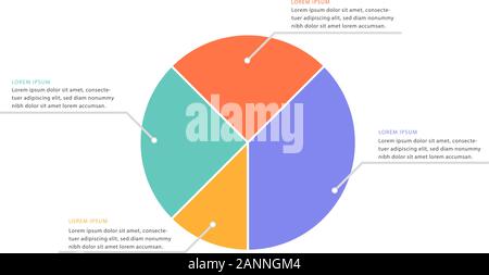 Una infografica elements - il bar e i grafici a linee, percentuali, i grafici a torta, i passi del vettore 10 eps Illustrazione Vettoriale