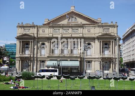 Teatro Colón, Columbus Theatre, Buenos Aires, provincia di Buenos Aires, Argentina, Suth America Foto Stock