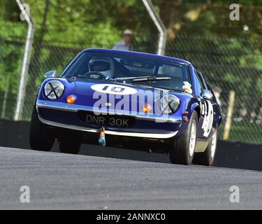 Nigel Ashley, Lotus Europa, HSCC 70's Road Sport Championship, produzione vetture Sport e GT, corse, racing cars, HSCC leggende di Brands Hatch Super Foto Stock