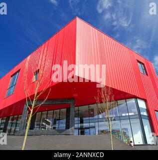 Millbay Academy ex Plymouth School of Creative Arts si trova nella caratteristica casa Red House a Millbay Road, Plymouth. Un'Accademia REACH Foto Stock