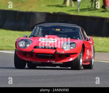 Nic forte, Marcos GT, HSCC 70's Road Sport Championship, produzione vetture Sport e GT, corse, racing cars, HSCC leggende di Brands Hatch Super Prix Foto Stock