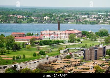 Colonnello Francis Ward Pumping Station Buffalo NY Foto Stock