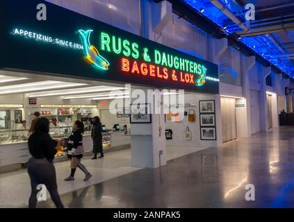 Russ e Daughters store a Navy Yard Brooklyn New York Foto Stock