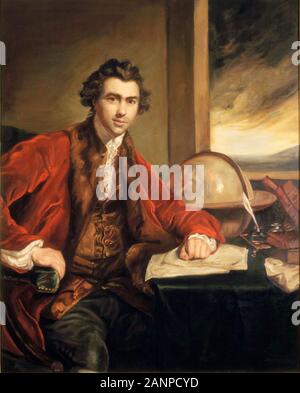 Sir Joseph Banks, 1° Baronet, (1743 - 1820) naturalista inglese e botanico Foto Stock