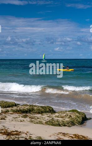 Il Be Live Collezione Marien villaggio sulla spiaggia in Puerto Plata, Repubblica Dominicana, dei Caraibi. Foto Stock