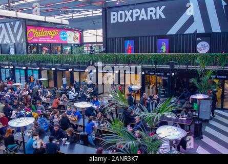 Croydon Boxpark South London REGNO UNITO Foto Stock