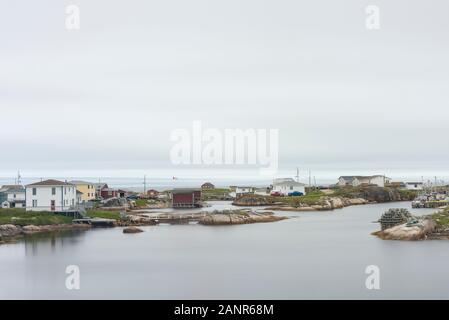 Barbour Eredità Vivente Villaggio "la Venezia di Terranova", Newtown, Bonavista Bay, Terranova Foto Stock