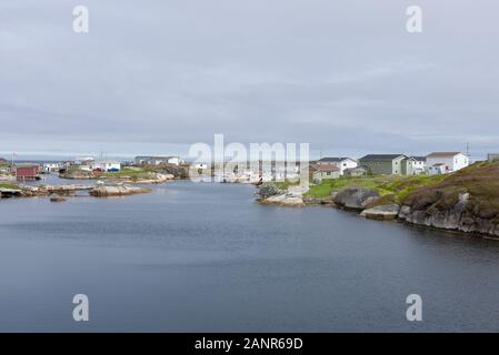 Barbour Eredità Vivente Villaggio "la Venezia di Terranova", Newtown, Bonavista Bay, Terranova Foto Stock