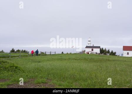 Lobster Cove Capo Faro - Parks Canada Parco Nazionale Gros Morne, Rocky Harbour, Terranova, Canada. Foto Stock