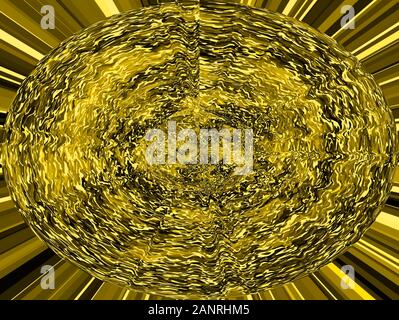 Astratto sfondo dorato splash Foto Stock