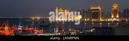 Dhow festival 2012 in Katara, Doha, Qatar. Foto Stock