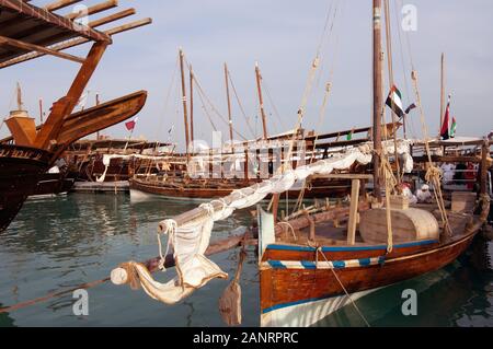 Dhow festival 2012 in Katara, Doha, Qatar. Foto Stock