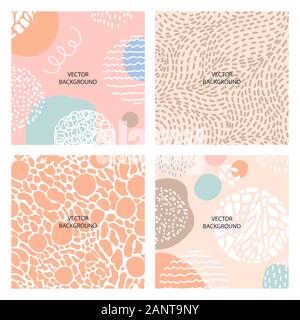 I modelli per i social media Illustrazione Vettoriale