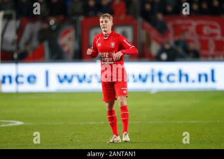ENSCHEDE, 18-01-2020, Stadio de Grolsch Veste, calcio, stagione 2019 / 2020, olandese Eredivisie, FC Twente player Jesse Bosch durante la partita FC Twente - FC Groningen. Foto Stock