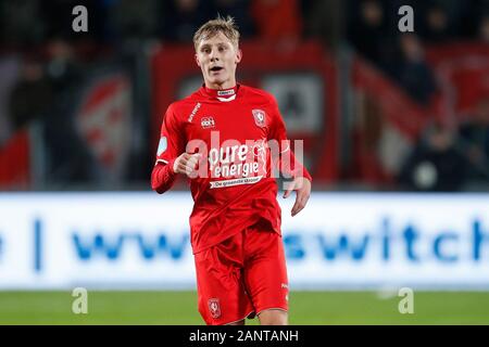ENSCHEDE, 18-01-2020, Stadio de Grolsch Veste, calcio, stagione 2019 / 2020, olandese Eredivisie, FC Twente player Jesse Bosch durante la partita FC Twente - FC Groningen. Foto Stock