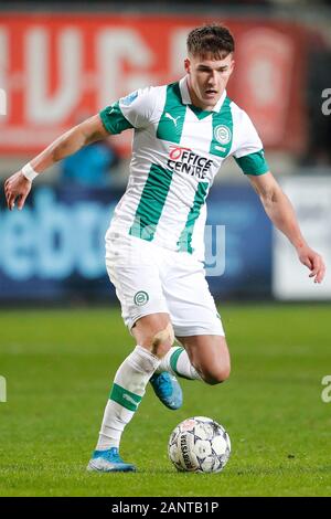 ENSCHEDE, 18-01-2020, Stadio de Grolsch Veste, calcio, stagione 2019 / 2020, olandese Eredivisie, FC Groningen player Adjin Hrustic durante la partita FC Twente - FC Groningen. Foto Stock