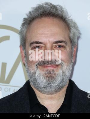 Hollywood, Stati Uniti d'America. 18 gennaio, 2020. Il regista Sam Mendes arriva a 31 produttori annuale Guild Awards tenutosi presso la Hollywood Palladium on gennaio 18, 2020 a Hollywood e Los Angeles, California, Stati Uniti. (Foto di Xavier COLLIN/Image Press Agency) Credito: Image Press Agency/Alamy Live News Foto Stock